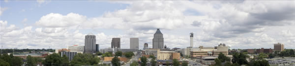 Greensboro skyline