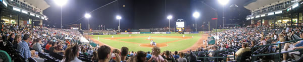 NewBridge Bank Park, home of the Greensboro Grasshoppers